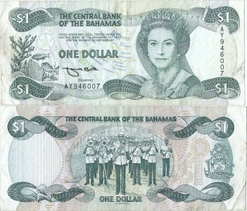 1992, 1 dollar (P-51) - Bahamas