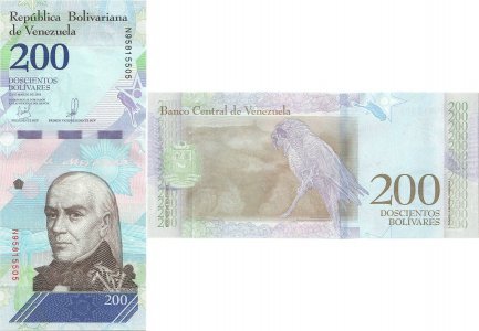 2018 (13 March), 200 Bolívares (P-107b) - Venezuela