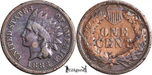 1883, 1 cent (Indian Head Cent) - United States of America