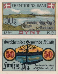 1919, 50 Pfennig (Grabowski & Mehl 297.1) - Germania (Dynt, Danemarca)