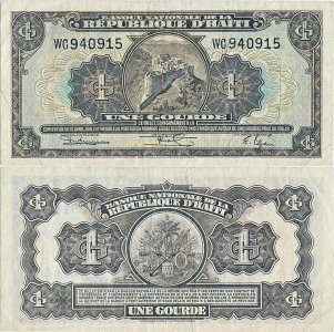 1950, 1 gourde (P-174) - Haiti