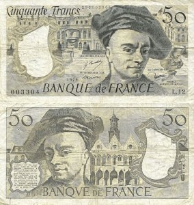 1978, 50 francs (P-152a.3) - Franța