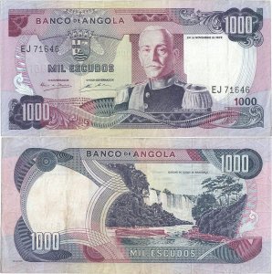 1972 (24 Noiembrie), 1.000 escudos (P-103) - Angola