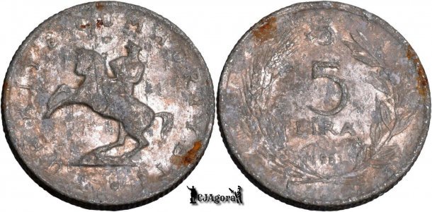 1981, 5 Lira - Turcia