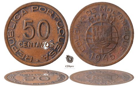 1945, 50 centavos - Mozambique