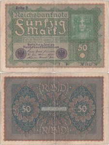 1919 (24  Iunie), 50 Mark (P-66.2) - Reihe 2 - Germania