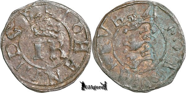 1570, 1 Schilling - Ioan al III-lea - Orașul Reval - Ducatul Estoniei