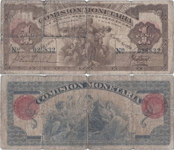 1920 (10 Ianuarie), 1 peso (P-17) - Mexic