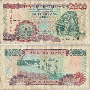 1998 (2 Mai), 2,000 cedis (P-33c) - Ghana