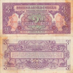 1946, 3 Pence (P-M9a) - Regatul Unit al Marii Britanii și Irlandei de Nord