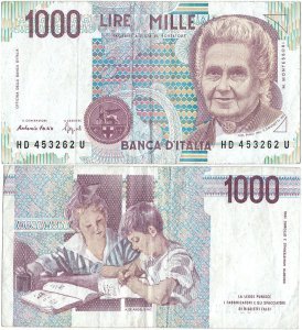1994, 1.000 lire (P-114b) - Italy