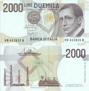 1990, 2.000 lire (P-115a.2) - Italia