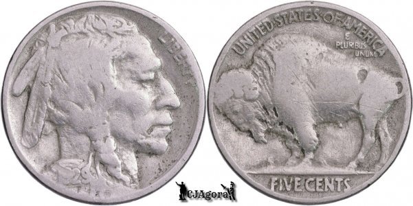 1929, 5 Cents - Buffalo Nickel - United States of America