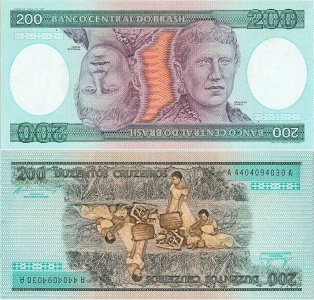 1984, 200 cruzeiros (P-199b) - Brazilia