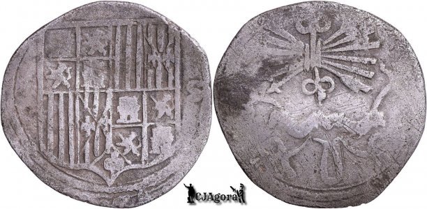 1497 S, 1 Real - Isabela I a Castiliei & Ferdinand al V-lea - Regatul Spaniei (Regii Catolici)