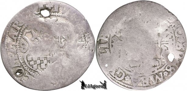 1587, 3 Stüber Klevisch - Wilhelm al V-lea - Ducatele Unite de Jülich-Kleve-Berg | Noss 287