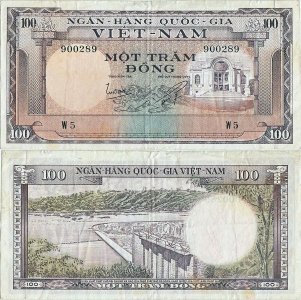 1966, 100 đồng (P-18a) - Vietnamul de Sud