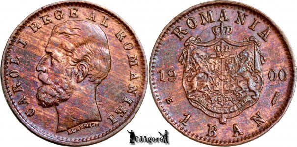 1900 B, 1 Ban - Carol I - Regatul României | KM 26