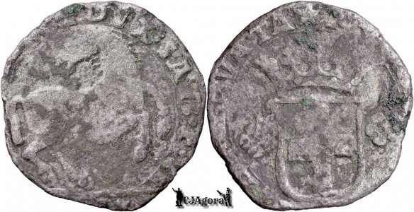 1618-1619, 1 Cavallotto - type IV - Turin - Charles Emmanuel I - Duchy of Savoy | MIR Cudazzo 659c