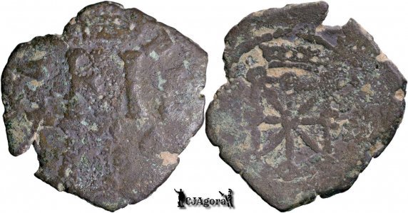 1641-1653, 4 Cornados - monograma FI - Filip al IV-lea - Regatul Navarrei | KM 30