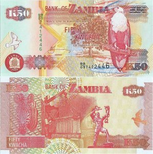 2003 , 50 kwacha ( P-37d.2 ) - Zambia